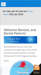 Mobile Screenshot of dentalwebdirectory.com